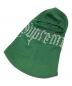 SUPREMEシュプリーム）の古着「24AW Rhinestone Balaclava」｜グリーン