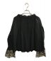 JEAN NERET (ジャン ヌレ) embroidery flare blouse ブラック サイズ:1：1980円