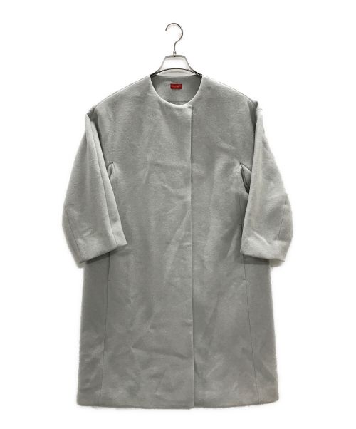 DES PRES（デ プレ）DES PRES (デ・プレ) ウールモッサノーカラーコート グレー サイズ:Mの古着・服飾アイテム