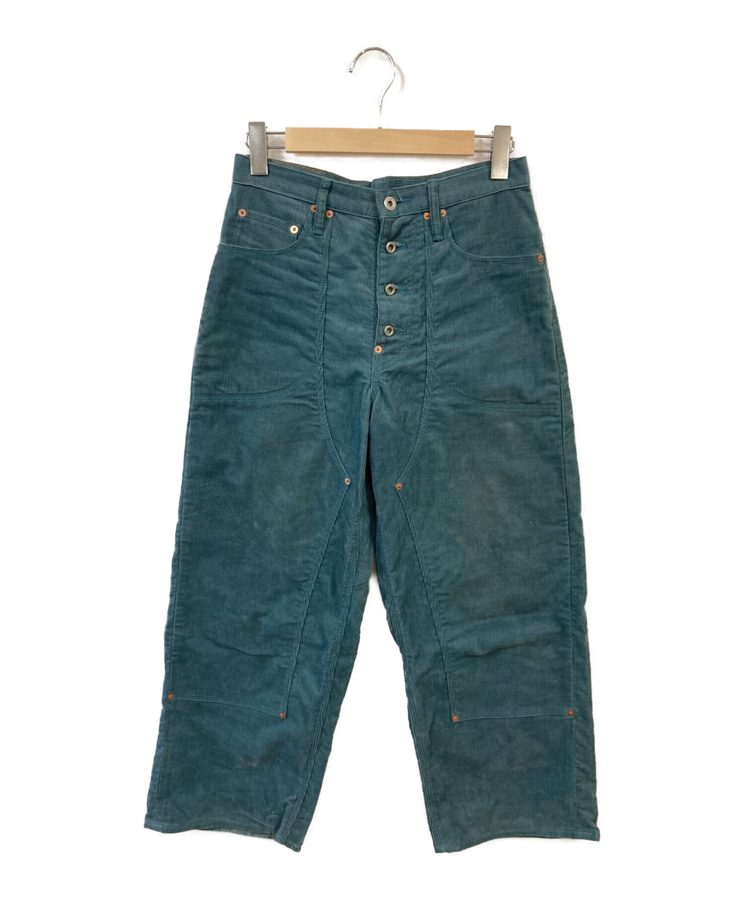 SUGARHILL (シュガーヒル) CORDUROY DOUBLE KNEE DENIM PANTS ブルー サイズ:30