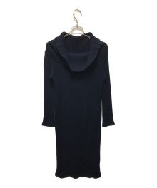 ATEA OCEANIE（アテア オセアニア）の古着「Rib Maxi KNIT DRESS」｜ネイビー