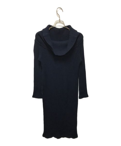 ATEA OCEANIE（アテア オセアニア）ATEA OCEANIE (アテア オセアニア) Rib Maxi KNIT DRESS ネイビー サイズ:記載なしの古着・服飾アイテム