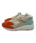 NEW BALANCE (ニューバランス) KITH (キス) スニーカー ベージュ×オレンジ サイズ:27.5：15800円