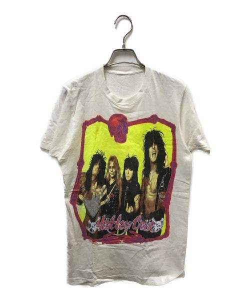 バンドTシャツ（バンドTシャツ）バンドTシャツ (バンドTシャツ) [古着]80's MOTLEY CRUE Tシャツ ホワイト サイズ:記載なしの古着・服飾アイテム