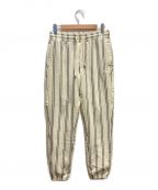 KITHキス）の古着「Pinstripe Williams I Sweatpant」｜アイボリー