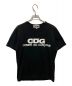 CDG（シーディージー コムデギャルソン）の古着「ロゴカットソー」｜ブラック