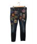 DSQUARED2（ディースクエアード）の古着「Skater Patch Denim Pants」｜インディゴ