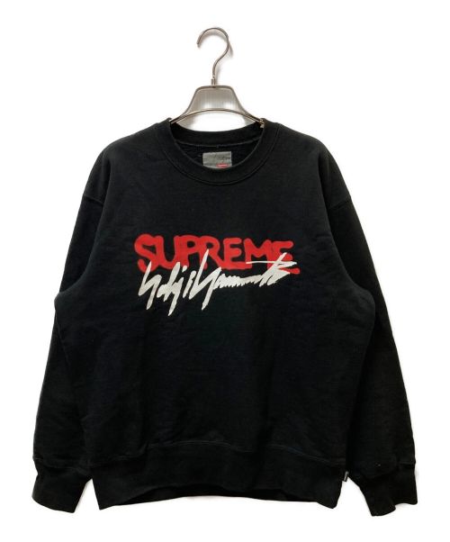 SUPREME（シュプリーム）SUPREME (シュプリーム) YOHJI YAMAMOTO (ヨウジヤマモト) クルーネックスウェット ブラック サイズ:Ｓの古着・服飾アイテム