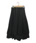 REGULATION Yohji Yamamoto（レギュレーションヨウジヤマモト）の古着「POLYESTER TWILL JERSEY SKIRT」｜ブラック