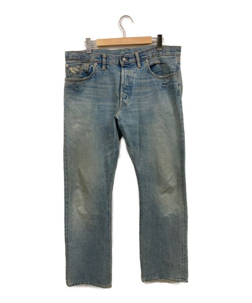 RRL（ダブルアールエル）RRL (ダブルアールエル) セルビッチボタンフライデニムパンツ インディゴ サイズ:96cm (W38)の古着・服飾アイテム