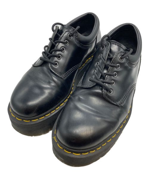 Dr.Martens（ドクターマーチン）Dr.Martens (ドクターマーチン) 5ホールクワッドシューズ ブラック サイズ:UK8の古着・服飾アイテム