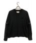 sacai（サカイ）の古着「ZIP SLEEVE LONG TEE」｜ブラック