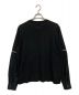 sacai (サカイ) ZIP SLEEVE LONG TEE ブラック サイズ:2：9800円