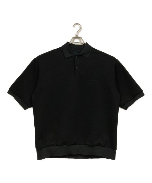 FUMITO GANRYU（フミトガンリュウ）FUMITO GANRYU (フミトガンリュウ) Large polo shirt ブラック サイズ:2の古着・服飾アイテム