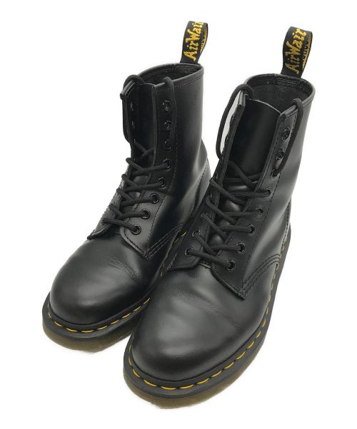 Dr.Martens（ドクターマーチン）Dr.Martens (ドクターマーチン) 8HOOL 8EYE BOOTS ブラック サイズ:US7の古着・服飾アイテム