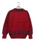 POLO RALPH LAUREN (ポロ・ラルフローレン) WOOL HAND KNIT レッド サイズ:Ｍ：8000円