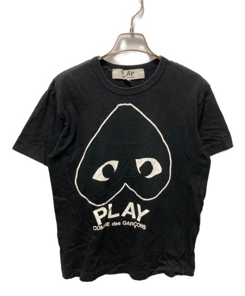 PLAY COMME des GARCONS（プレイ コムデギャルソン）PLAY COMME des GARCONS (プレイ コムデギャルソン) プリントTシャツ ブラック サイズ:Ｍの古着・服飾アイテム