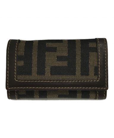 [中古]FENDI(フェンディ)のメンズ 財布/小物 ズッカ柄キーケース