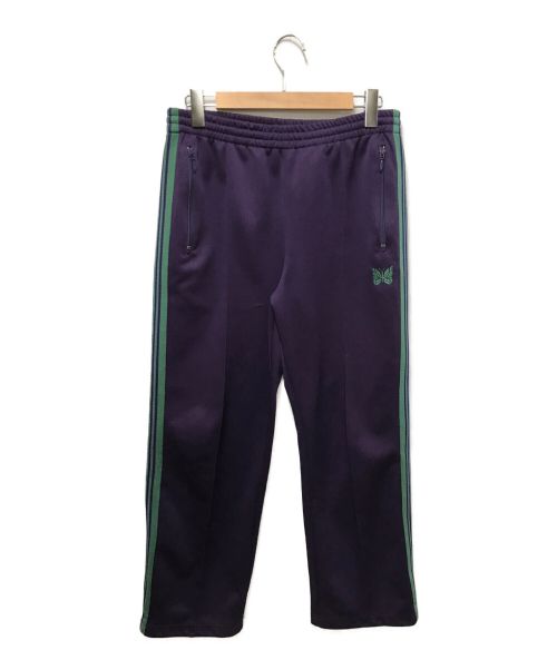 Needles（ニードルズ）Needles (ニードルス) Track Pant/Poly Smooth パープル×グリーン サイズ:Ｍの古着・服飾アイテム