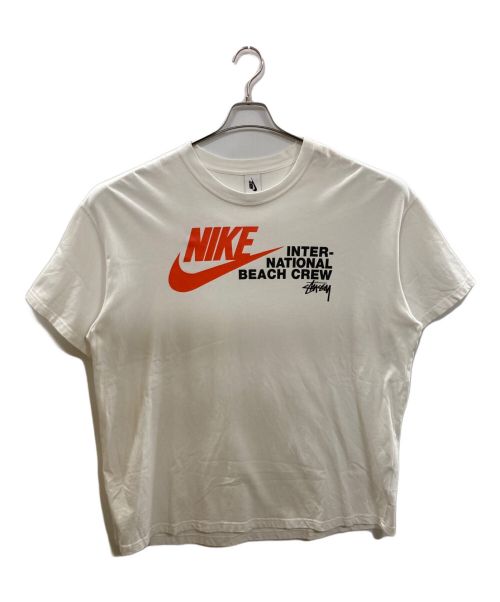 NIKE（ナイキ）NIKE (ナイキ) stussy (ステューシー) リーチザビーチポッセTシャツ ホワイト サイズ:XLの古着・服飾アイテム