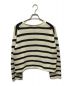 L'appartement (アパルトモン) Border Rollup Knit Pullover ホワイト×ブラック サイズ:Free：9000円