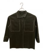 BASILE 28バジーレ28）の古着「ＩＣＬ スタンドカラーシャツ」｜ブラック