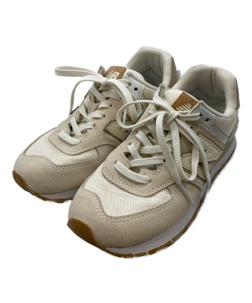 NEW BALANCE（ニューバランス）NEW BALANCE (ニューバランス) スニーカー ベージュ サイズ:23cmの古着・服飾アイテム