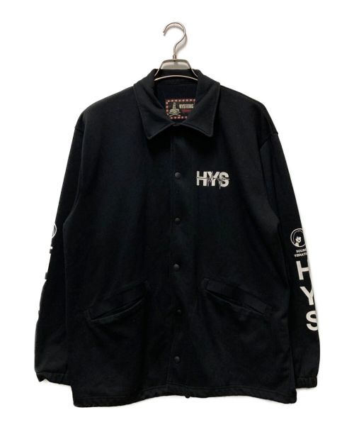 Hysteric Glamour（ヒステリックグラマー）Hysteric Glamour (ヒステリックグラマー) SOUND VIBRATIONコーチジャケット ブラック サイズ:Ｌの古着・服飾アイテム