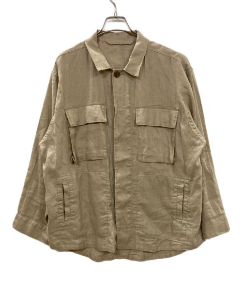 JOURNAL STANDARD（ジャーナル スタンダード）JOURNAL STANDARD (ジャーナルスタンダード) MILITARY FATIGUE JACKET ベージュ サイズ:Freeの古着・服飾アイテム