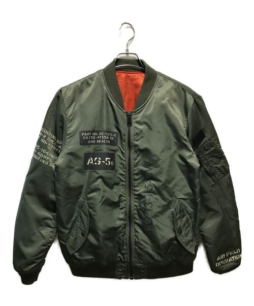 AVIREX（アヴィレックス）AVIREX (アヴィレックス) MA-1ジャケット カーキ サイズ:ＸＬの古着・服飾アイテム