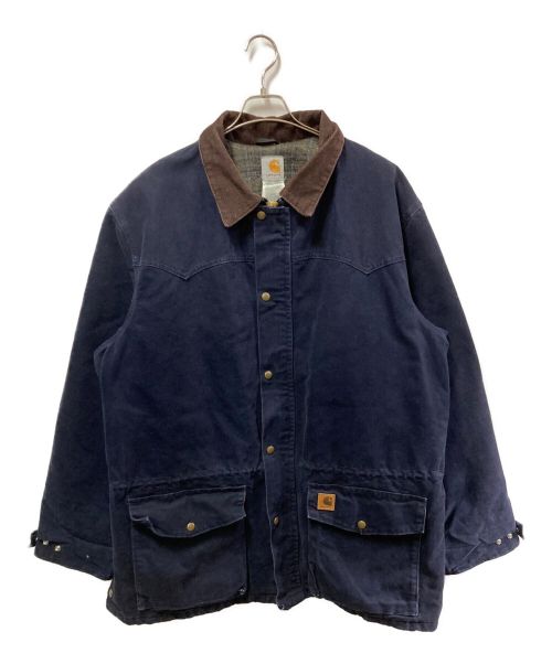 CarHartt（カーハート）CarHartt (カーハート) ミシガンチョアコート ネイビー サイズ:2XLの古着・服飾アイテム