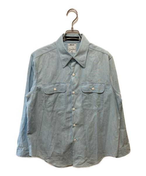 MADISON BLUE（マディソンブルー）MADISON BLUE (マディソンブルー) HAMPTON CHAMBRAY SHIRT インディゴ サイズ:Ｓの古着・服飾アイテム