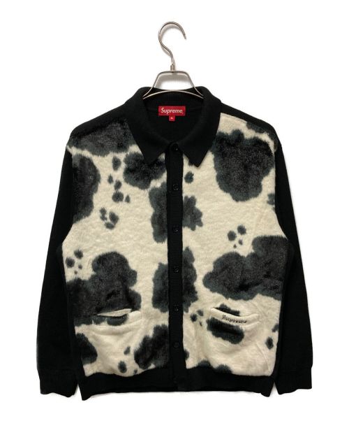 SUPREME（シュプリーム）SUPREME (シュプリーム) Cow Print Cardigan ブラック サイズ:Ｍの古着・服飾アイテム