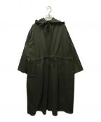 CLANEクラネ）の古着「BACK FRILL OVER MODS COAT」｜グリーン