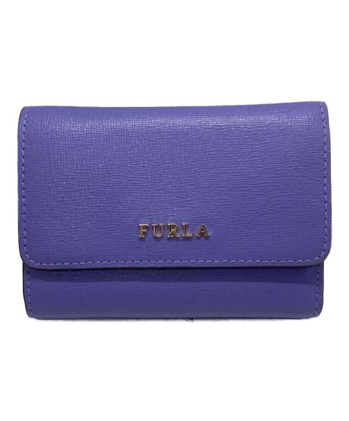 FURLA（フルラ）FURLA (フルラ) 3つ折り財布 パープルの古着・服飾アイテム