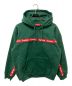 SUPREME（シュプリーム）の古着「Text Stripe Hoodie」｜グリーン