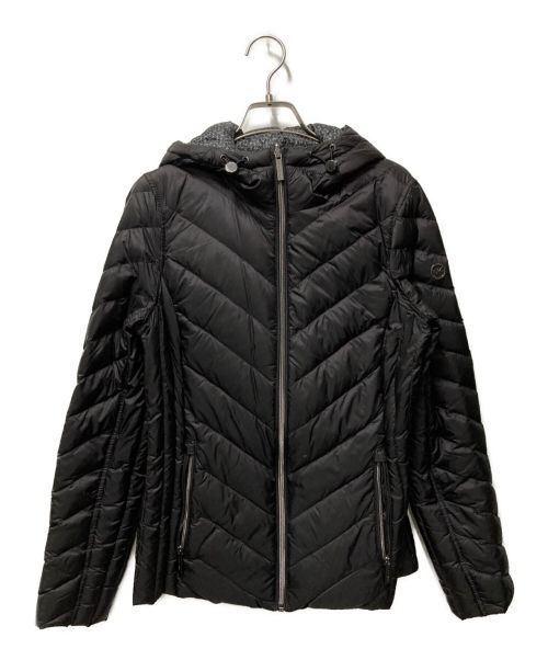 MICHAEL KORS（マイケルコース）MICHAEL KORS (マイケルコース) Reversible Printed Nylon Packable Puffer Jacket ブラック サイズ:記載なしの古着・服飾アイテム