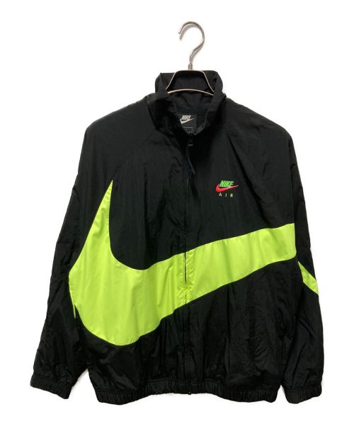 NIKE（ナイキ）NIKE (ナイキ) CITY NEON HBR WOVEN JACKET ブラック×イエロー サイズ:Ｌの古着・服飾アイテム