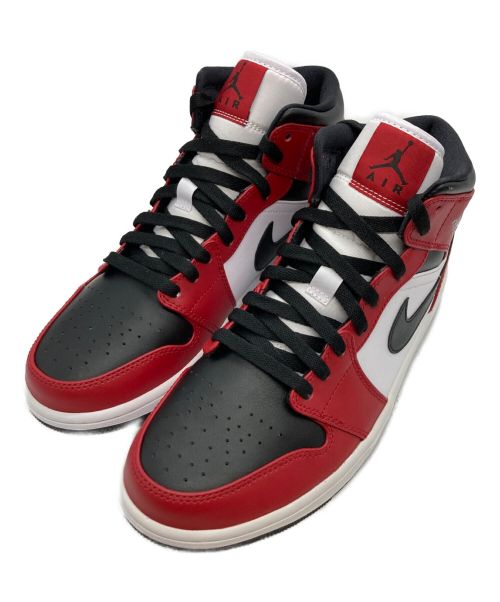 NIKE（ナイキ）NIKE (ナイキ) AIR JORDAN 1 MID CHICAGO BLACK TOE レッド×ブラック サイズ:US9の古着・服飾アイテム