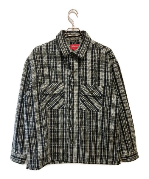 SUPREME（シュプリーム）SUPREME (シュプリーム) Heavy Flannel Shirt グレー サイズ:Ｌの古着・服飾アイテム