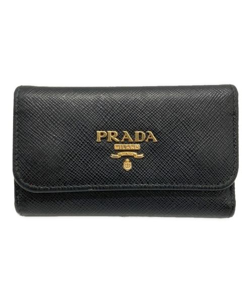 PRADA（プラダ）PRADA (プラダ) 6連キーケース ブラックの古着・服飾アイテム