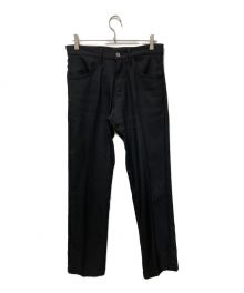 DAIRIKU（ダイリク）の古着「"Slim" Pressed Pants」｜ブラック