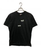 SUPREME×COMME des GARCONS SHIRTシュプリーム×コムデギャルソンシャツ）の古着「Split Box Logo Tee」｜ブラック