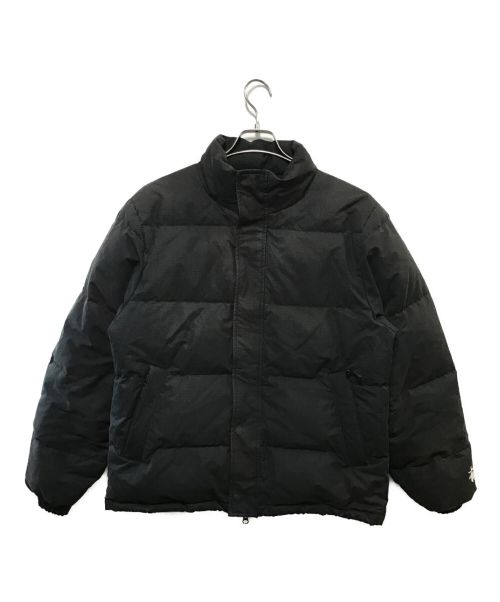 stussy（ステューシー）stussy (ステューシー) RIPSTOP DOWN PUFFER JACKET ブラック サイズ:Ｓの古着・服飾アイテム