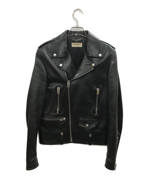 Saint Laurent Paris（サンローランパリ）Saint Laurent Paris (サンローランパリ) クラシックモーターサイクルライダースジャケット ブラック サイズ:44の古着・服飾アイテム