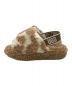 UGG (アグ) FLUFF YEAH SLIDE COW PRINT　1125592 ブラウン サイズ:24cm：5000円