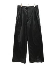 soerte（ソエルテ）の古着「Wide straight slacks」｜グレー