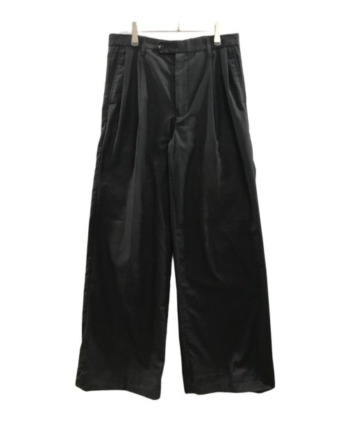 soerte（ソエルテ）soerte (ソエルテ) Wide straight slacks グレー サイズ:3の古着・服飾アイテム