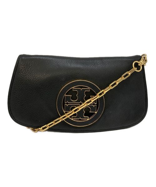 TORY BURCH（トリーバーチ）TORY BURCH (トリーバーチ) チェーンショルダーバッグ ブラックの古着・服飾アイテム