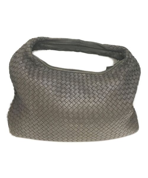 BOTTEGA VENETA（ボッテガベネタ）BOTTEGA VENETA (ボッテガヴェネタ) イントレチャートワンショルダーバッグ ブラウンの古着・服飾アイテム